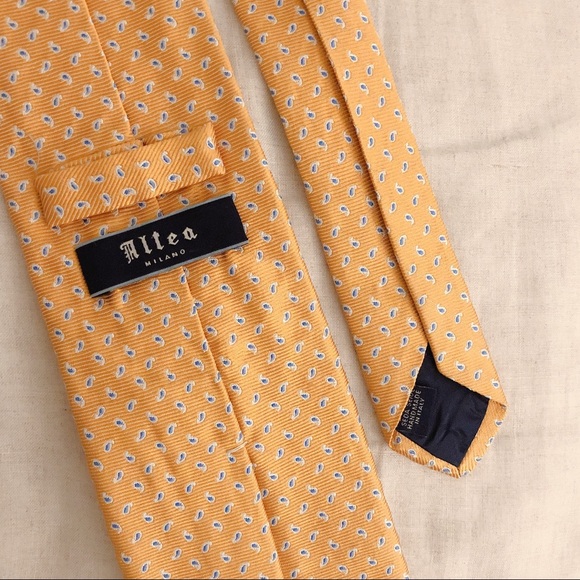 Altea Milano yellow tie - Picture 1 of 3